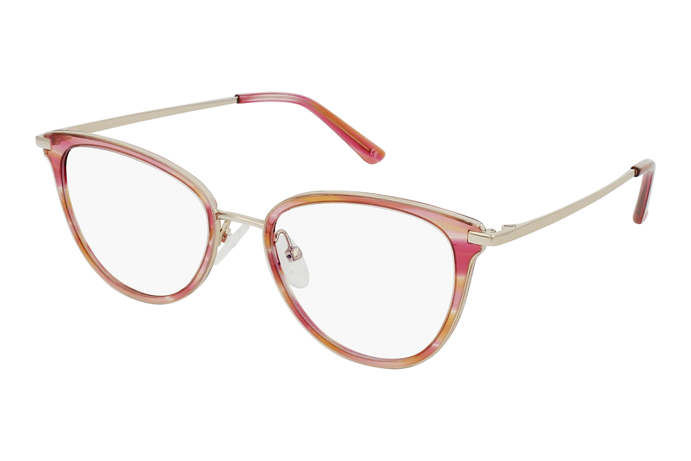 Emory Pink eyeglasses side view