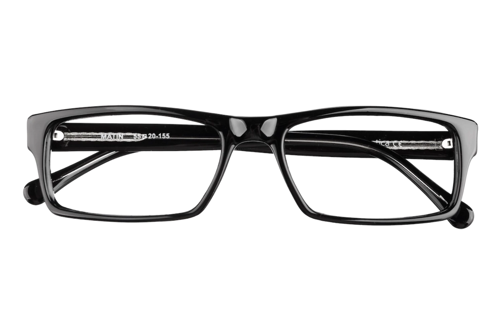 Matin black mens eyeglasses